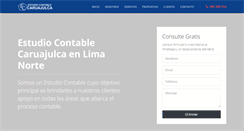 Desktop Screenshot of estudiocontablecaruajulca.com